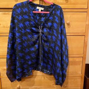 Michael Kors Blue and Black, Blouse